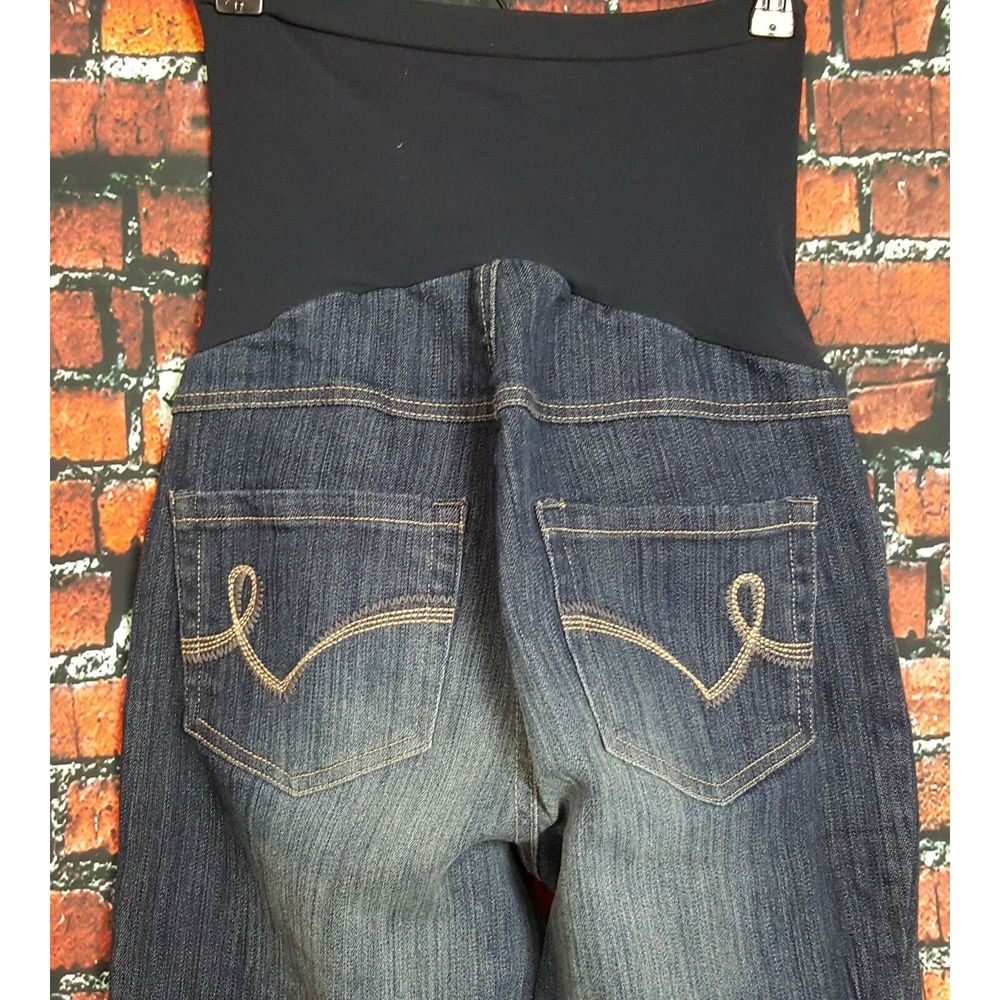 Two Hearts Maternity Crop Capri Jeans Size Small